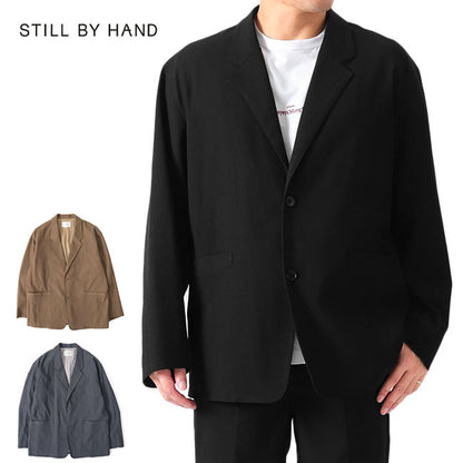 STILL BY HAND スティルバイハンド ウール ジャージライク テーラードジャケット JK02213 ブレザー メンズ