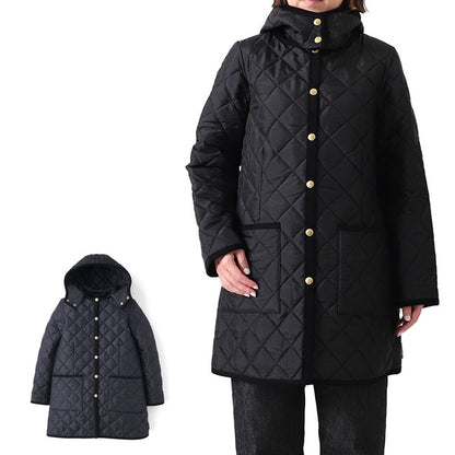 Traditional Weatherwear トラディショナルウェザーウェア ARKLEY アークリー フード付き ノーカラー キルトジャケット L212APQCO0167AA レディース