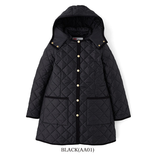 Traditional Weatherwear トラディショナルウェザーウェア ARKLEY アークリー フード付き ノーカラー キルトジャケット L212APQCO0167AA レディース