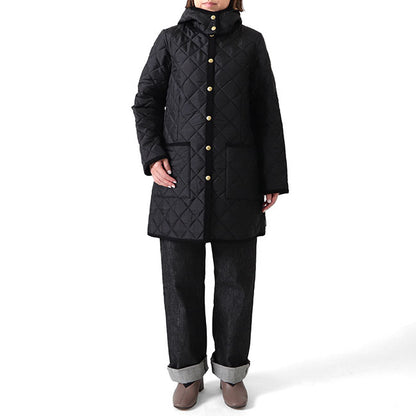 Traditional Weatherwear トラディショナルウェザーウェア ARKLEY アークリー フード付き ノーカラー キルトジャケット L212APQCO0167AA レディース