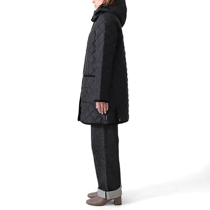 Traditional Weatherwear トラディショナルウェザーウェア ARKLEY アークリー フード付き ノーカラー キルトジャケット L212APQCO0167AA レディース