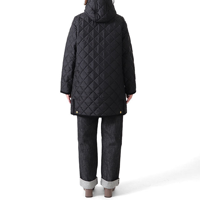 Traditional Weatherwear トラディショナルウェザーウェア ARKLEY アークリー フード付き ノーカラー キルトジャケット L212APQCO0167AA レディース