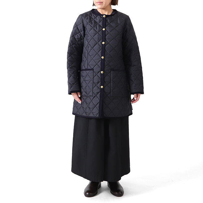 Traditional Weatherwear トラディショナルウェザーウェア ARKLEY アークリー フード付き ノーカラー キルトジャケット L212APQCO0167AA レディース