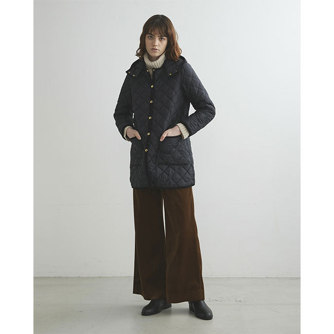 Traditional Weatherwear トラディショナルウェザーウェア ARKLEY アークリー フード付き ノーカラー キルトジャケット L212APQCO0167AA レディース