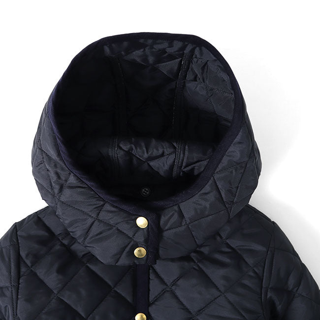 Traditional Weatherwear トラディショナルウェザーウェア ARKLEY アークリー フード付き ノーカラー キルトジャケット L212APQCO0167AA レディース