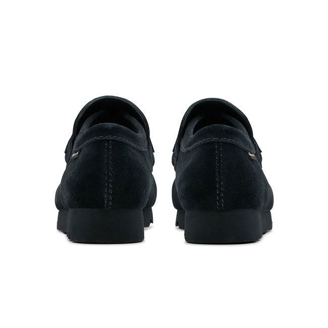 CLARKS クラークス WallaLoafer GTX ゴアテックス スエード ワラローファー 26177991 黒 ブラック ワラビーシューズ メンズ