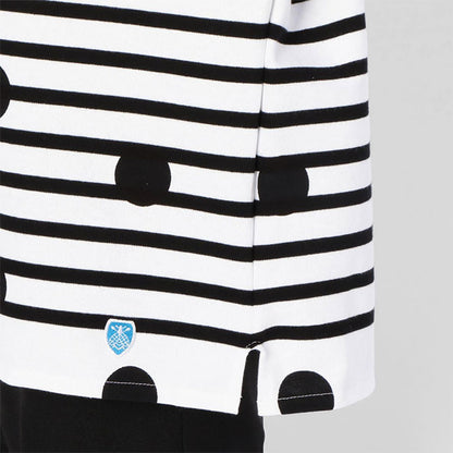 ORCIVAL オーシバル ドット柄 ラッセルフレンチセーラー ドロップショルダーTシャツ 6819 ロンT 水玉 (レディース)