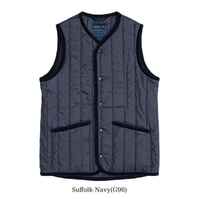 LAVENHAM ラベンハム ソーンハム バーティカル キルト ジレ THORNHAM SLJ1004 キルティングベスト メンズ