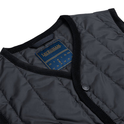 LAVENHAM ラベンハム ソーンハム バーティカル キルト ジレ THORNHAM SLJ1004 キルティングベスト メンズ