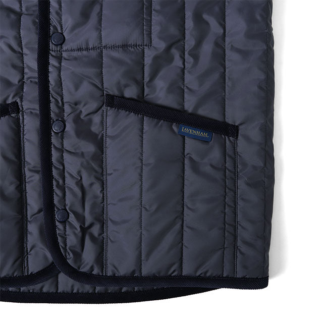 LAVENHAM ラベンハム ソーンハム バーティカル キルト ジレ THORNHAM SLJ1004 キルティングベスト メンズ