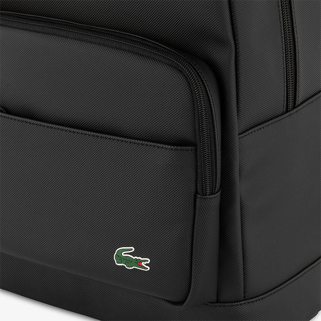 LACOSTE ラコステ L.12.12 PVC ミニロゴ バックパック NH2549P 黒 デイパック リュックサック