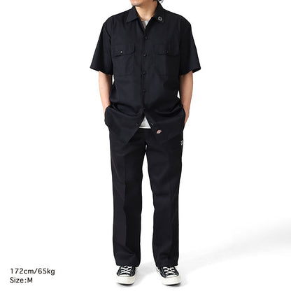 HTC × Dickies S/S WORK FLOWER ST BLK