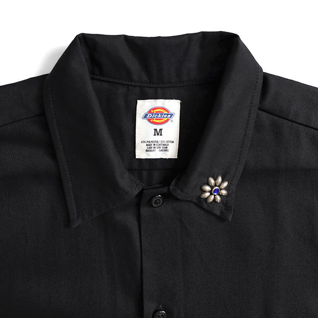 HTC × Dickies S/S WORK FLOWER ST BLK