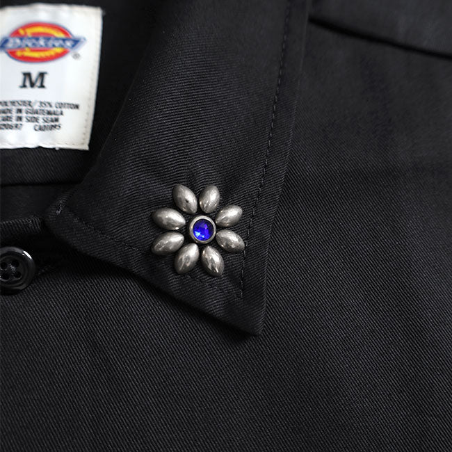 HTC × Dickies S/S WORK FLOWER ST BLK