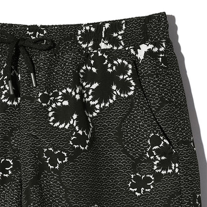 DENHAM デンハム  和柄 スウィムショーツ BEACH SHORT BPWP 松 花柄 総柄 海パン 水着 (メンズ)