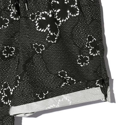DENHAM デンハム  和柄 スウィムショーツ BEACH SHORT BPWP 松 花柄 総柄 海パン 水着 (メンズ)
