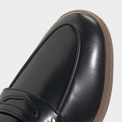 adidas originals アディダス オリジナルス HANDBALL SPEZIAL LOAFER W ハンドボール スペツィアル レザー ローファー KK2786 黒 ブラック レディース メンズ