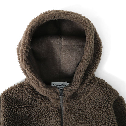 GYMPHLEX ジムフレックス ボアフリースジャケット ジップ J-1320 PL フード付 (レディース)