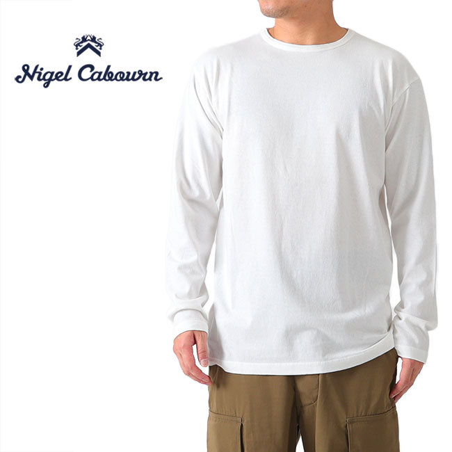 Nigel Cabourn ナイジェルケーボン 40s US ガーメントダイ ロンT 80410020001 長袖Tシャツ メンズ