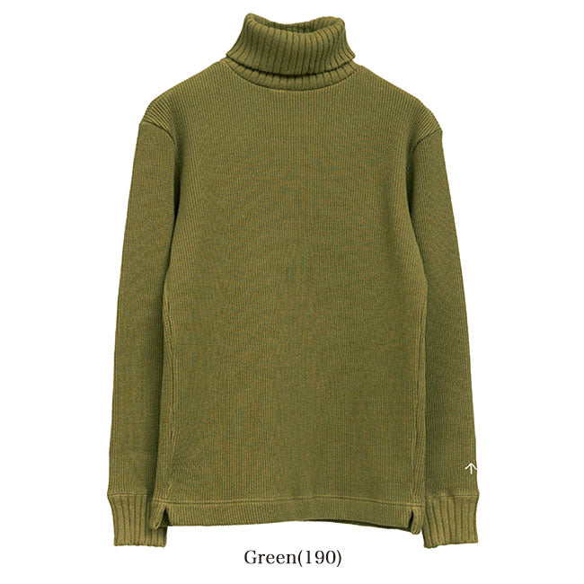 Nigel Cabourn ナイジェルケーボン タートルネック ワッフル セーター 20025 ニット メンズ