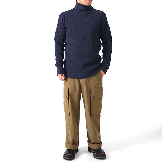 Nigel Cabourn ナイジェルケーボン タートルネック ワッフル セーター 20025 ニット メンズ