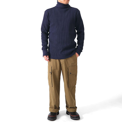 Nigel Cabourn ナイジェルケーボン タートルネック ワッフル セーター 20025 ニット メンズ