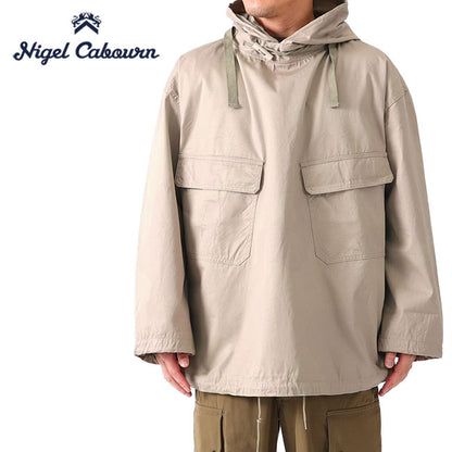 Nigel Cabourn ナイジェルケーボン カモフラージュ ミリタリー プルオーバー パーカー ガンナー スモック 80410030001 迷彩 メンズ