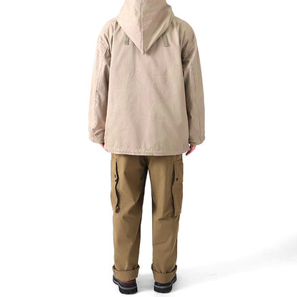Nigel Cabourn ナイジェルケーボン カモフラージュ ミリタリー プルオーバー パーカー ガンナー スモック 80410030001 迷彩 メンズ
