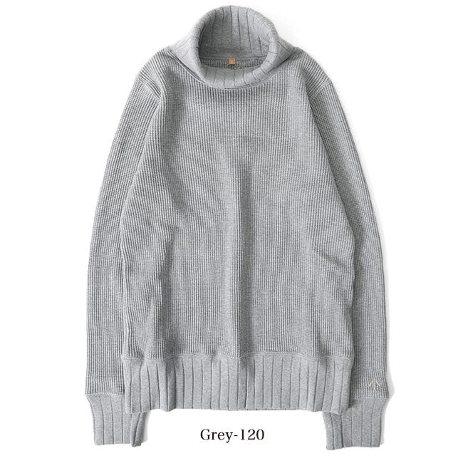 Nigel Cabourn ナイジェルケーボン タートルネック ビッグワッフル セーター 80410820025 ニット レディース