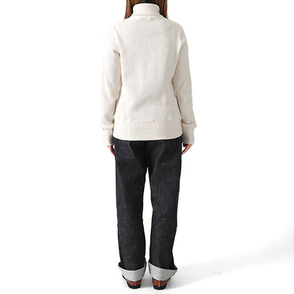 Nigel Cabourn ナイジェルケーボン タートルネック ビッグワッフル セーター 80410820025 ニット レディース