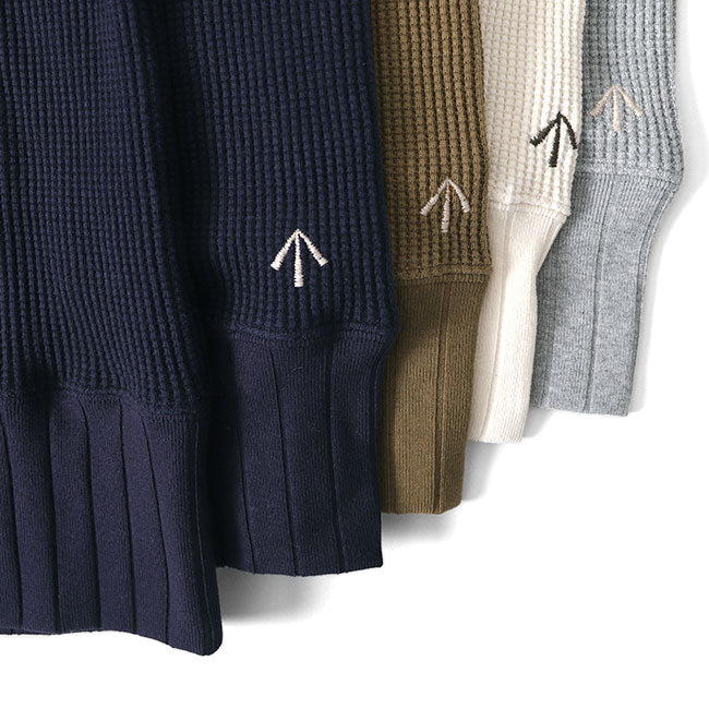 Nigel Cabourn ナイジェルケーボン タートルネック ビッグワッフル セーター 80410820025 ニット レディース