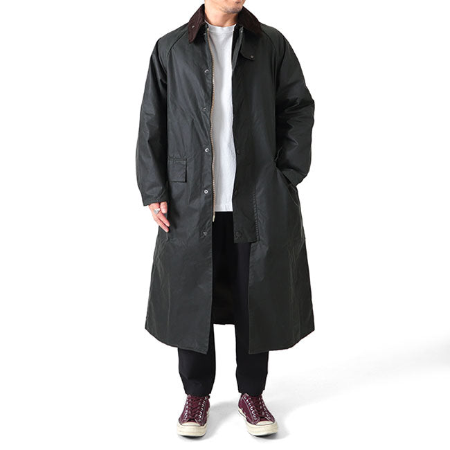 Barbour バブアー OS WAX BURGHLEY オーバーサイズ バーレー ワックス フィールドコート MWX1674 オイルドジャケット メンズ