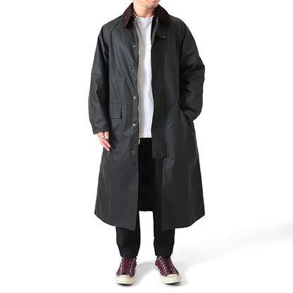 Barbour バブアー OS WAX BURGHLEY オーバーサイズ バーレー ワックス フィールドコート MWX1674 オイルドジャケット メンズ