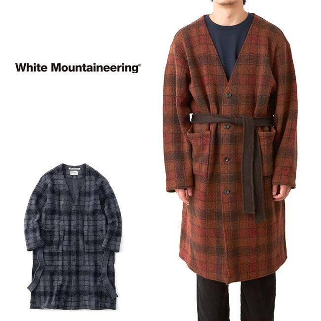 White Mountaineering CHECK KNIT GOWN WM2273527