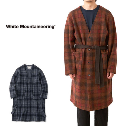 White Mountaineering CHECK KNIT GOWN WM2273527