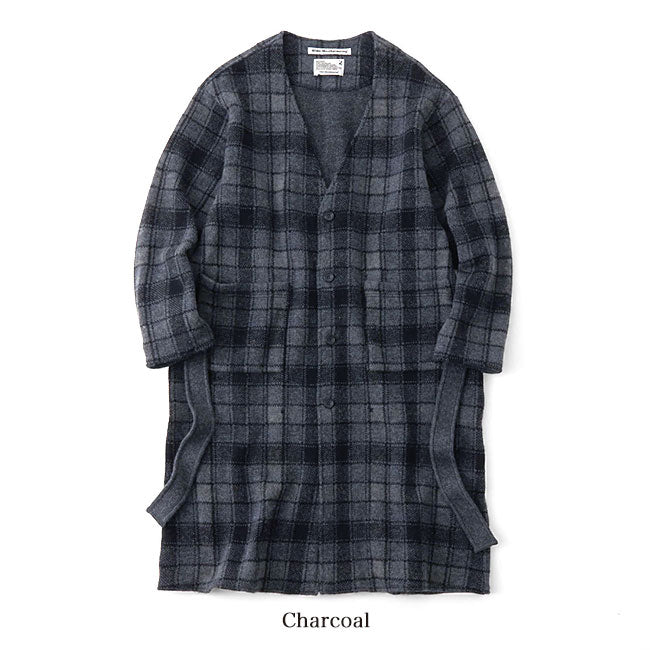White Mountaineering CHECK KNIT GOWN WM2273527