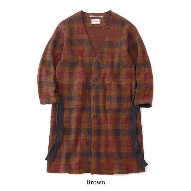 White Mountaineering CHECK KNIT GOWN WM2273527