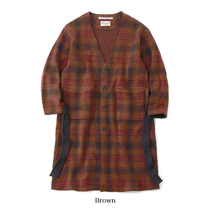 White Mountaineering CHECK KNIT GOWN WM2273527