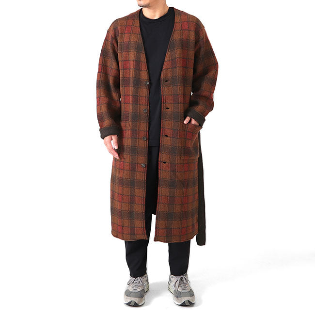White Mountaineering CHECK KNIT GOWN WM2273527