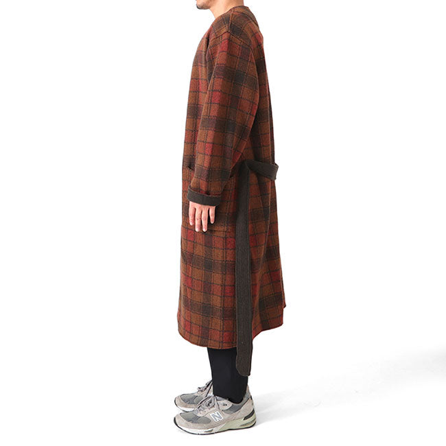 White Mountaineering CHECK KNIT GOWN WM2273527