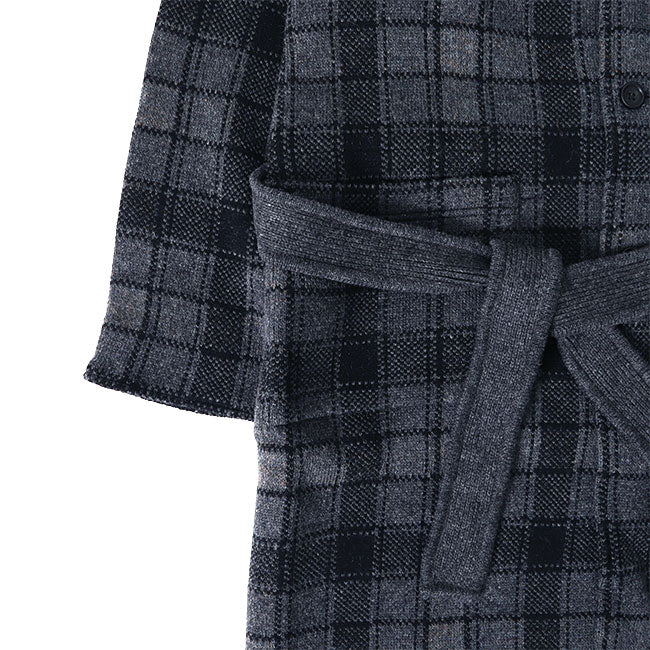 White Mountaineering CHECK KNIT GOWN WM2273527