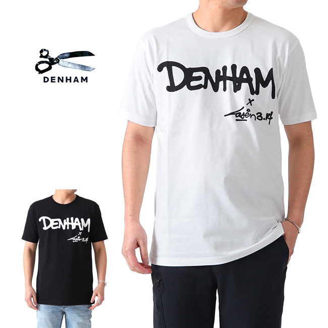DENHAM x LASER 3.14 デンハム レーザー コラボ ロゴTシャツ (メンズ)