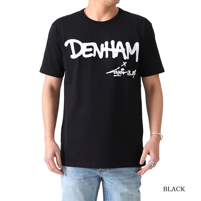 DENHAM x LASER 3.14 デンハム レーザー コラボ ロゴTシャツ (メンズ)