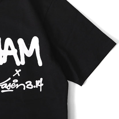 DENHAM x LASER 3.14 デンハム レーザー コラボ ロゴTシャツ (メンズ)