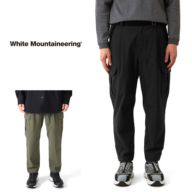 White Mountaineering SOLOTEX TECH BELTED CARGO PANTS WM2273404