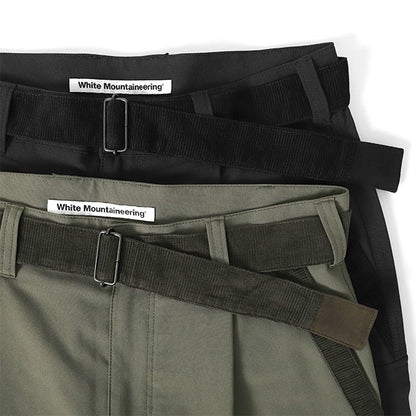 White Mountaineering SOLOTEX TECH BELTED CARGO PANTS WM2273404