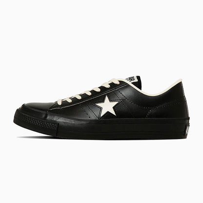 日本製 Converse コンバース ONE STAR J ワンスター レザーシューズ 33702070 黒 ブラック スニーカー メンズ レディース