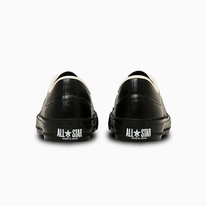 日本製 Converse コンバース ONE STAR J ワンスター レザーシューズ 33702070 黒 ブラック スニーカー メンズ レディース