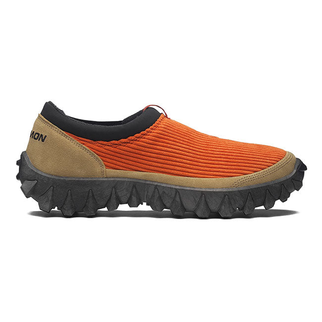 SALOMON SNEAKERS サロモンスニーカーズ SNOWCLOG CORDUROY スノークロッグ コーデュロイ スリッポン L47794600 オレンジ シューズ メンズ レディース