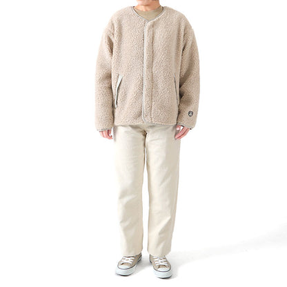 ORCIVAL オーシバル ウールボア ノーカラージャケット OR-A0081 WBA カラーレス レディース